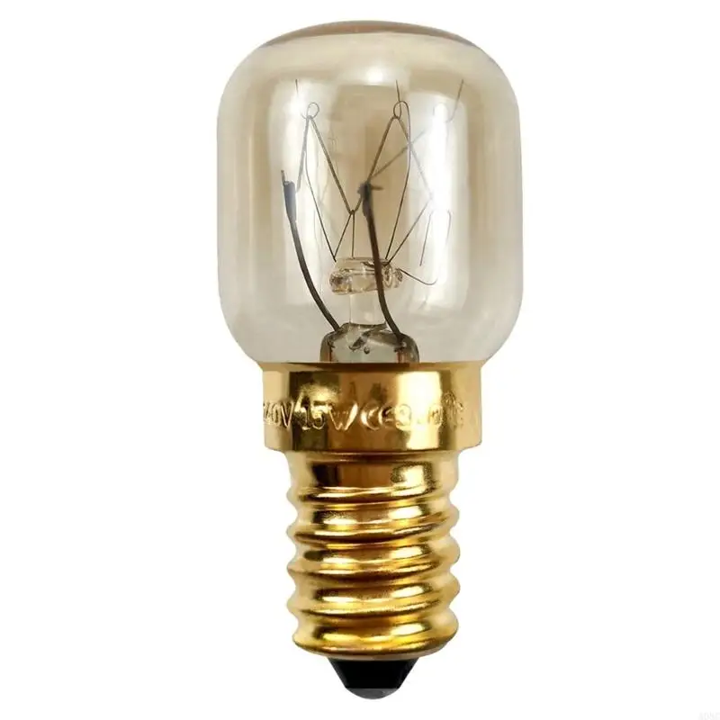 A0NC 2PCS 220V E14 300 درجة عالية من درجة الحرارة مقاوم للفرن الميكرووي