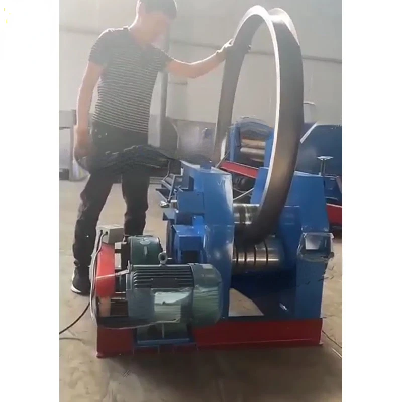 Channel steel ring machine three-roller rounding machine mechanical reel machine