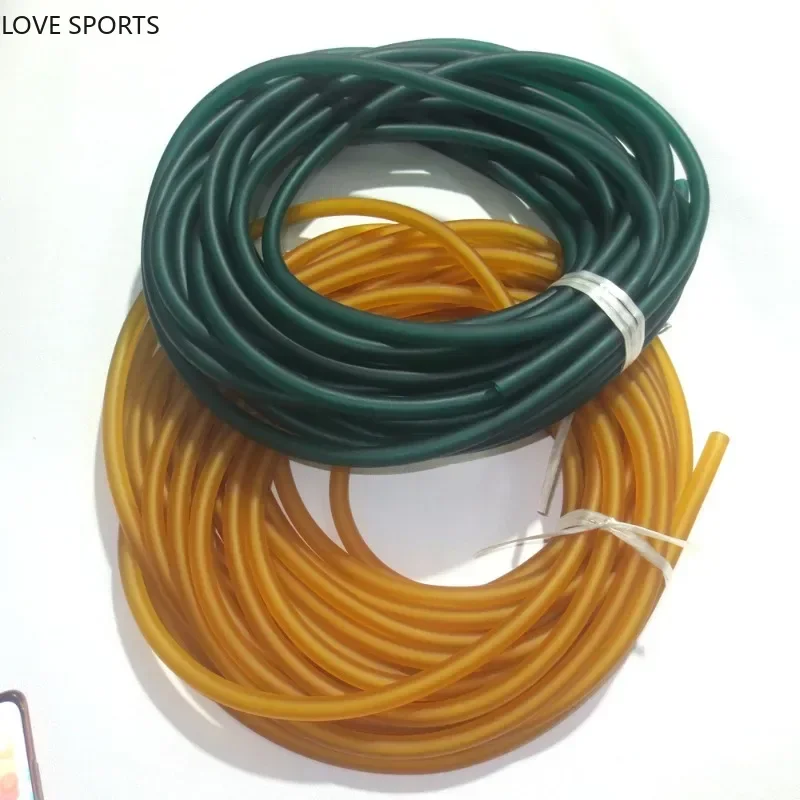 

10 Meters Diameter 10mm Nature Fitness Rubber Power Bands Rope Strong Powerful Strength Training Sports Elastic Resistance Rope