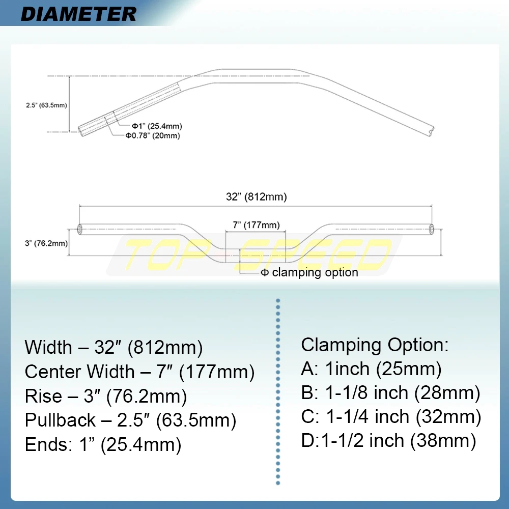 Straight Pullback Handle Bar Riser Aluminum Handlebar Risers 25mm 28mm 32mm 38mm For Harley FLFB FLSL FXBB FXBR FXDRS FXFB FXLR