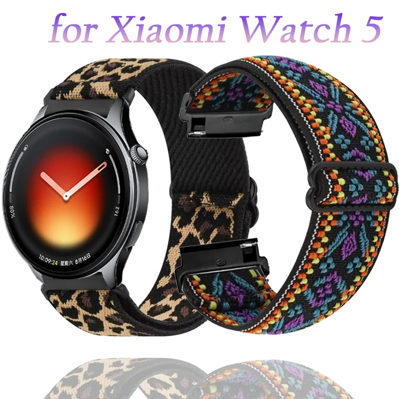 Correa de nailon de 20mm y 22mm para Xiaomi Watch 5, pulsera transpirable para Xiaomi Watch S4 Sport S3 S2 S1, banda para Redmi Watch 5 Active/Lite