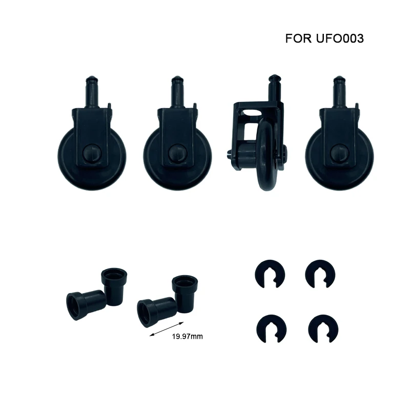 Un set di ruote originali per robot pulitore per piscine senza fili UFO002 UFO003