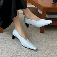 Bailamos 2026 New Brand Women Pumps Ladies Elegant Thin High Heel Single Shoes Fashion Pointed Toe Shallow Slip On Boat Shoes - Image 6