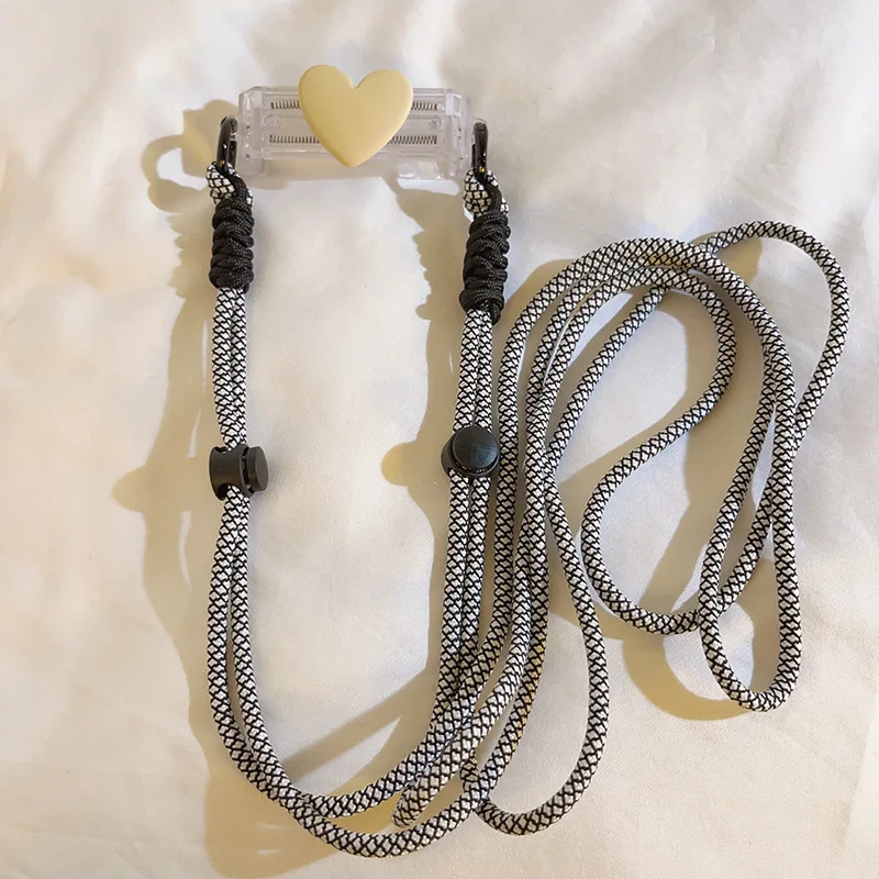 Mobile Phone Lanyard with Back Clip Mobile Phone Case Back Clip Lanyard Adjustable Mobile Phone Back Clip Long Rope