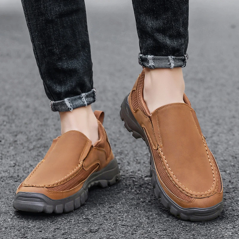 

Men's Casual Loafer Shoes Simple Breathable Spring And Autumn Comfortable Commuter Style Business Casual Shoes Versatile New