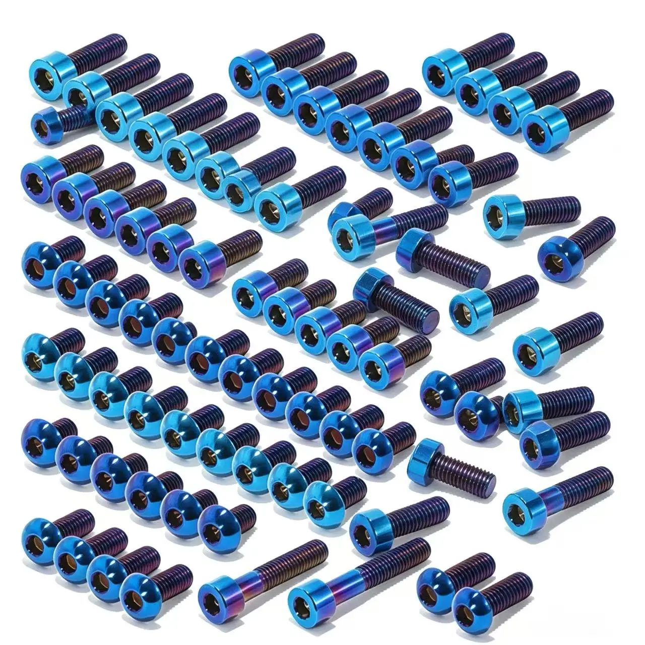 Complete Motorcycle Titanium Screws Bolts Set for Segway X160 & X260 / Sur-ron Light Bee X