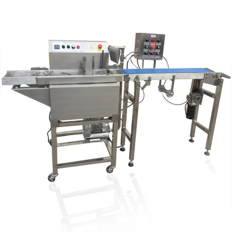 Commercial Chocolate Enrobing Chocolate Cooling Tunnel Biscuit Cookie Wafer Chocolate Coating Machine Chocolate Cooling Machine