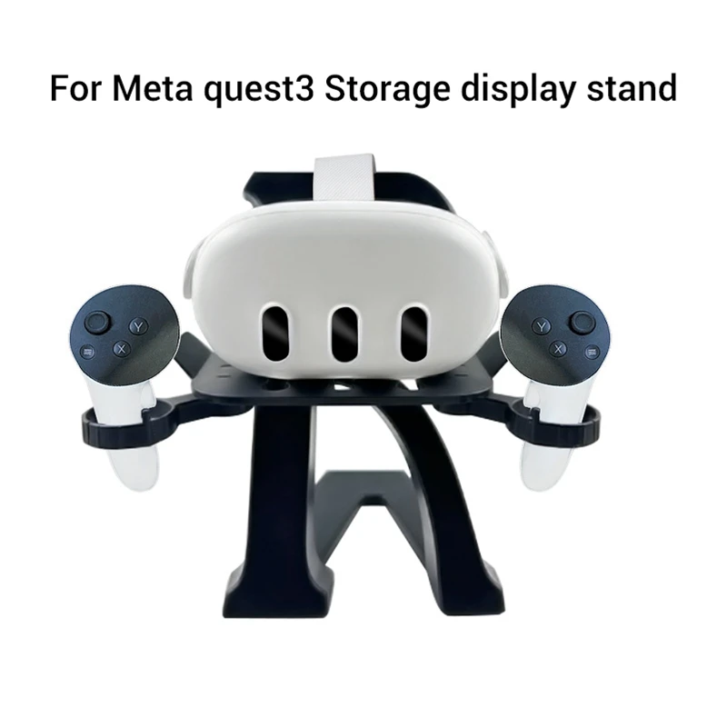 

For Meta Quest3 Storage Display Stand Easy To Install Dismantle VR Glasses All-In-One Machine Replacement Accessories Black