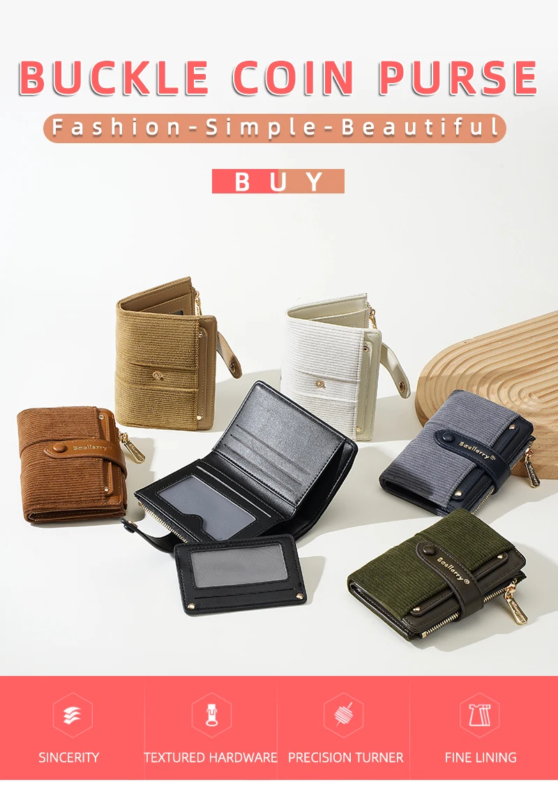 Braellery Multi-card Holder for Women Large Capacity Wallets Female Fashion Wallets Coin Change Purse Patchwork Design Purse
