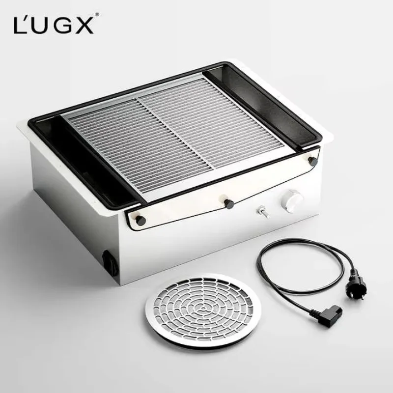 

STLFПрофессиональный салонный пылесос для ногтей LG623 с большой мощностью 230 Вт и низким уровнем шума, встроенным настольным пылесборником для ногтей квадратной формы