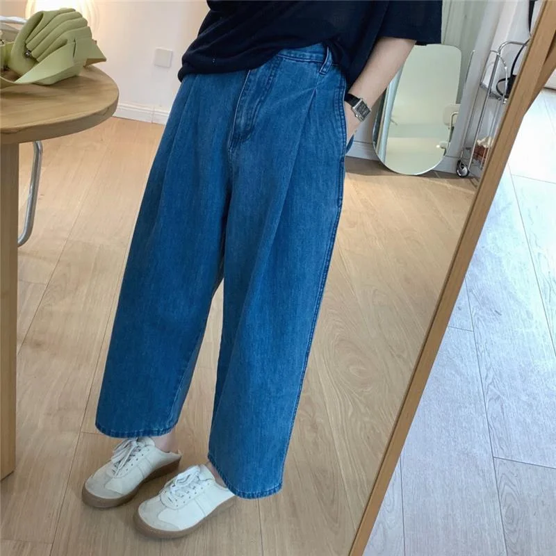 

Trousers Women Jeans Loose Y2k Teenagers 2022 High Waist Denim Pants Baggy Mom Jean Retro Trousers Mom Jeans Woman