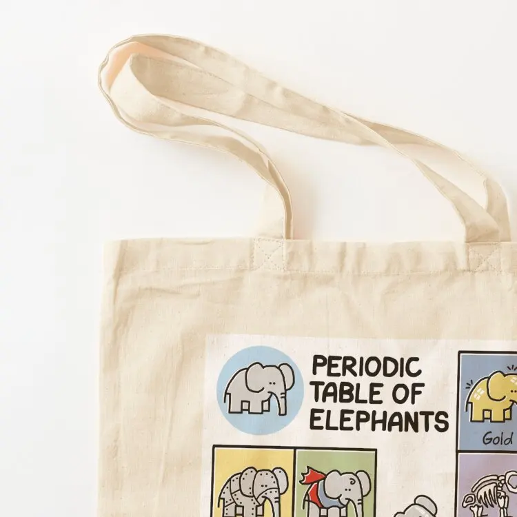 Periodic Table of Elephants Tote Bag sacs de shopping tote bag custom tote bag men's great