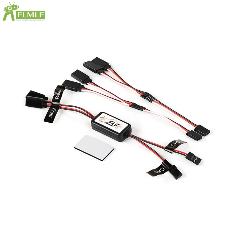 LED Car Light Controller Set Fit for 1/5 HPI ROFUN BAHA ROVAN KM BAJA 5B 5T 5SC Rc Car Toys Games Parts