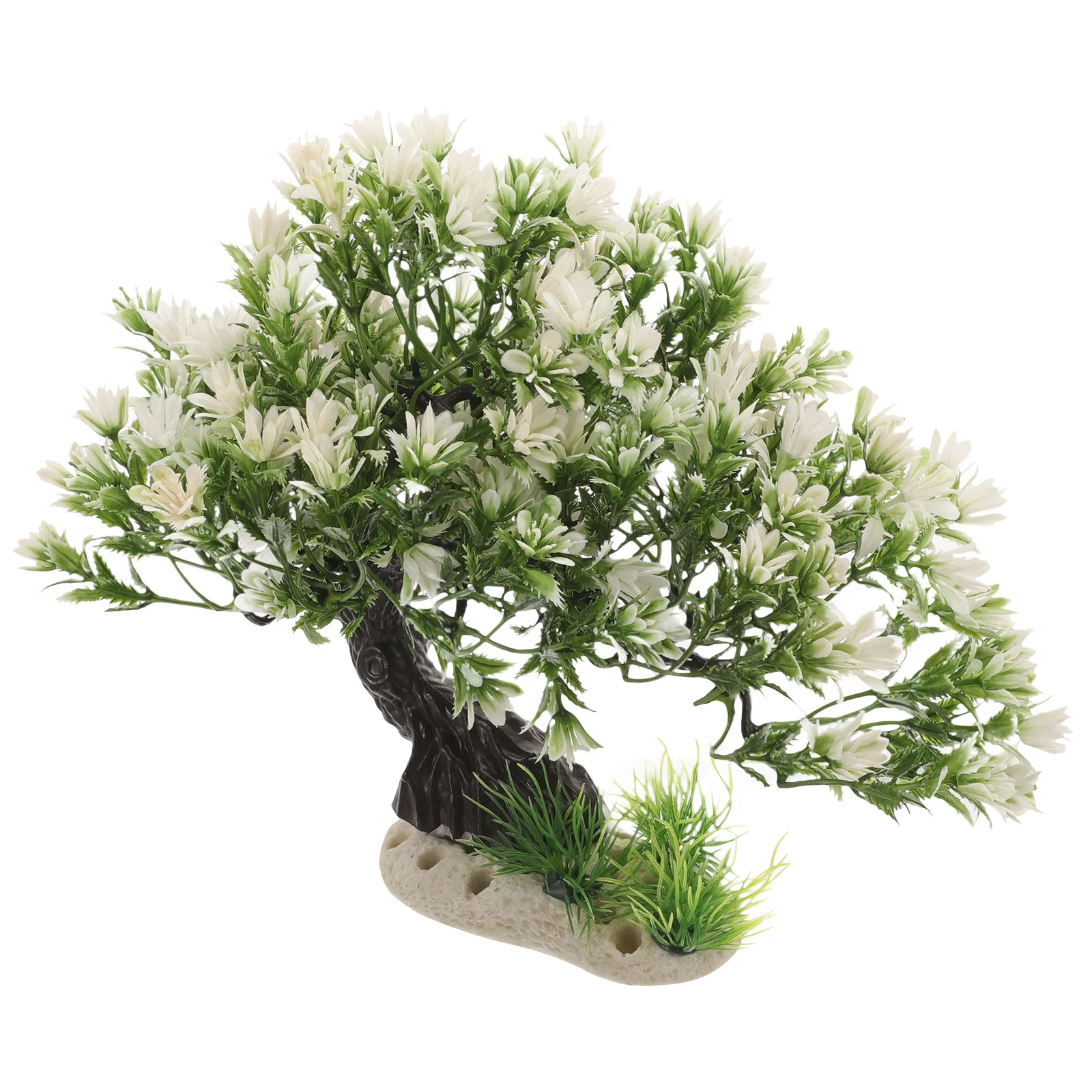 

Fake Aquatic Tree Simulation Plant For Fish Tank Decor Natural Texture Wear Resistant Aquarium Landscape Prop Plastic Water