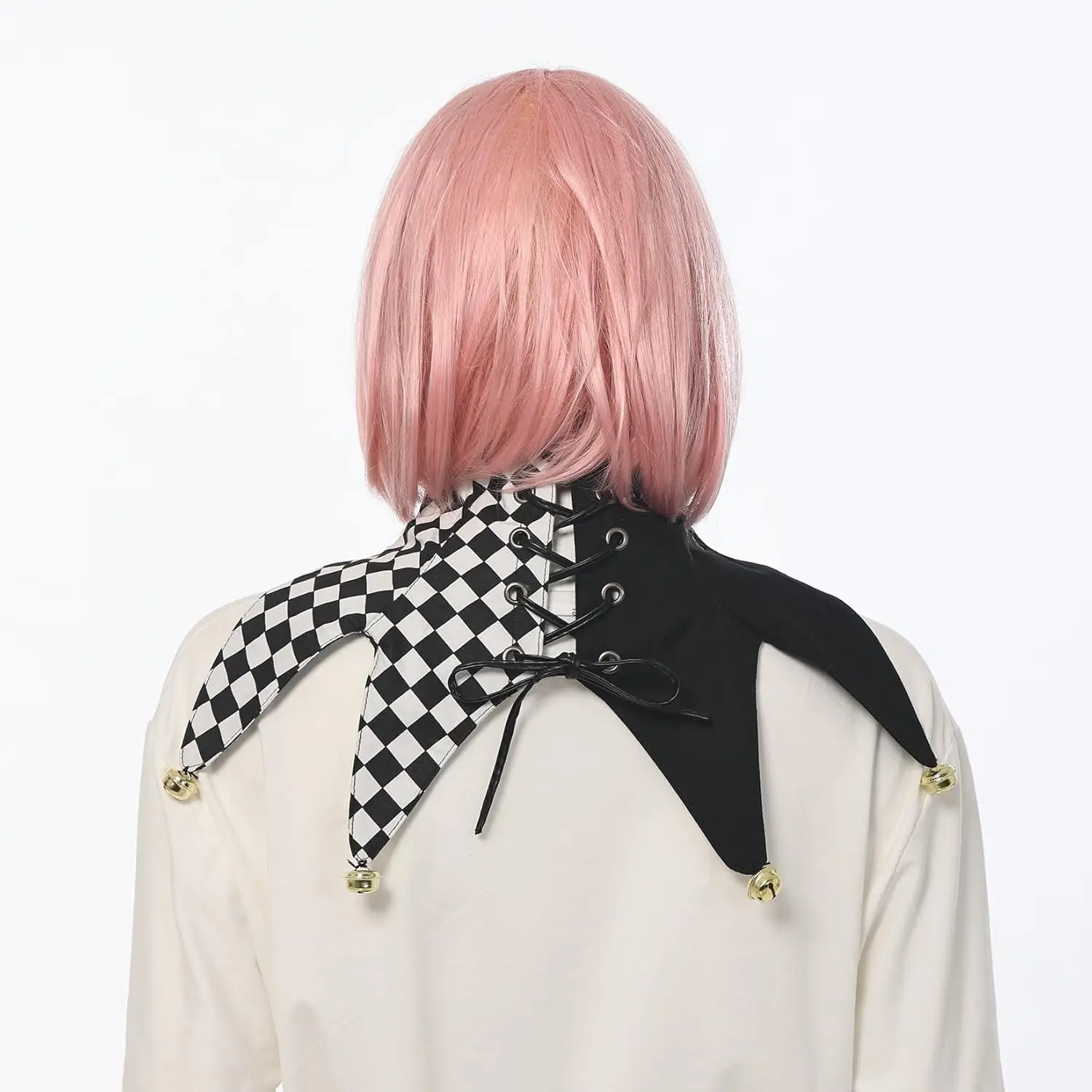 طوق بوفون الباروك المهرج طوق الرقبة الكبار هالوين كرنفال زي حفلة التبعي