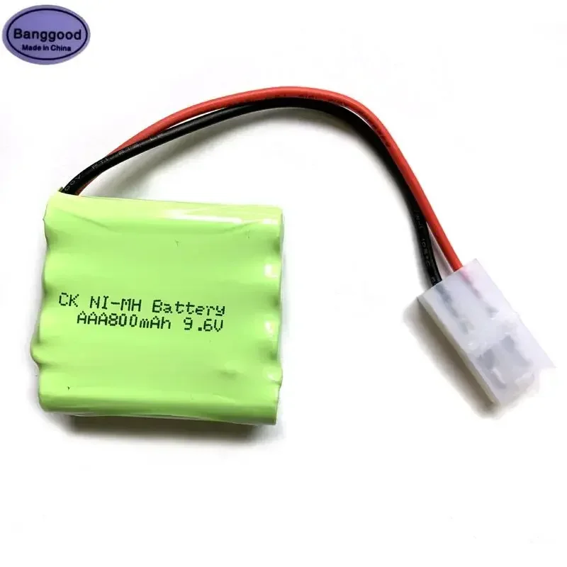 1PC Arrival Double-deck 800mAh 9.6V 8xAAA Ni-MH RC Rechargeable Battery Pack for Helicopter Robot Car Toys with Tamiya Connector