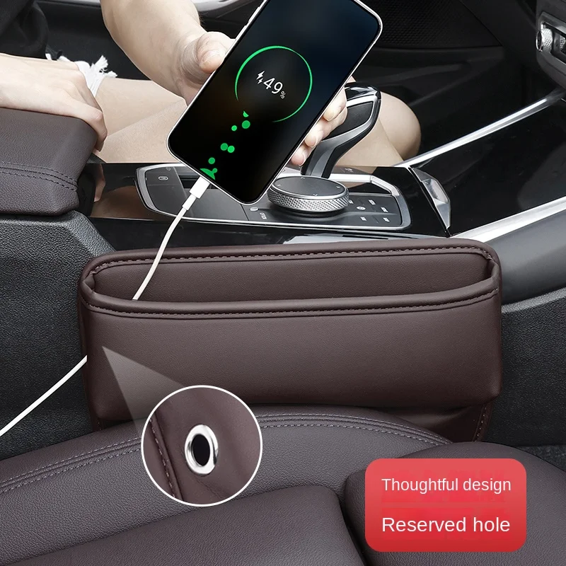 

Car Interior Seat Side Gap Filling Storage Box Keys Card Sundries Tidying Tray High-Capacity Multifunction Organizer Accessories
