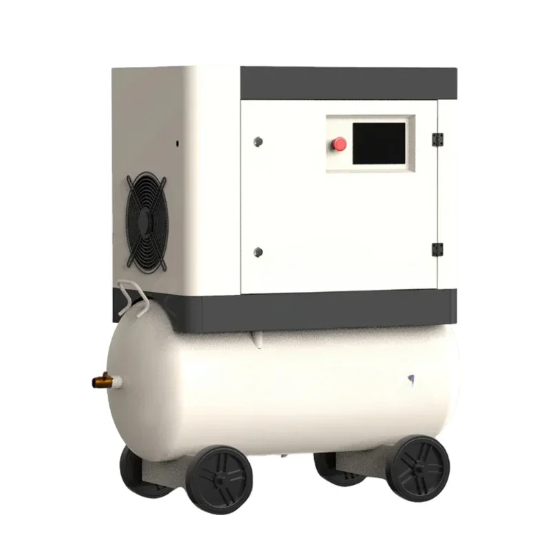 4kw 5.5HP 7/8/10 bar mini mobile rotary screw air compressor XLPM5.5AT