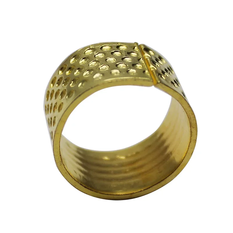 معدن إصبع النحاس حامي حلقة إبرة كشتبان اليدوى خياطة الخياطة الجلود الحرفية عدد وأدوات الملحقات