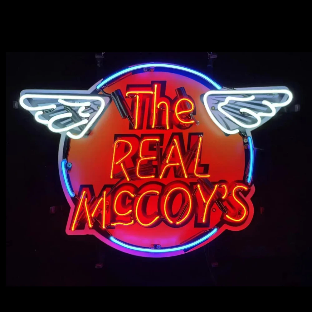 

The Real Glass Tube Mccoys Neon Sign Light Custom Handmade Store Room Decoration Advertise Display Lamp Printed Board 17"X14"