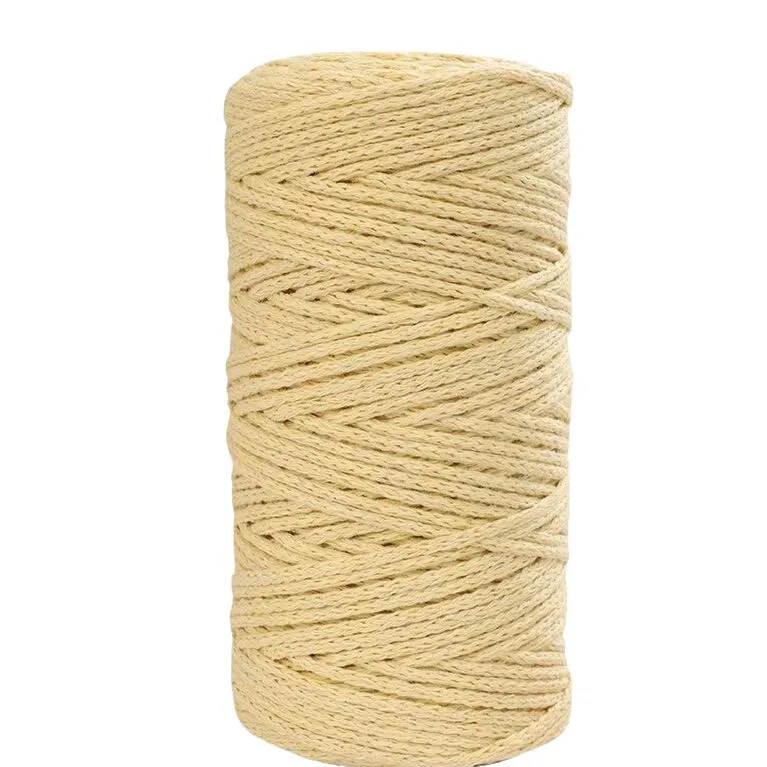 New 150 Meters 2mm Round Cotton Yarn For Hand Knitting Crocheting Macrame Cord Chunky Yarn Diy Crafts Bag Hat Making For Gift view 5