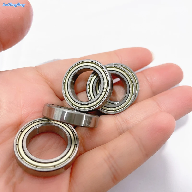 

10pcs 6802ZZ Bearing 15*24*5 mm Metric Slim Thin Section 61802Z 6802 Z ZZ Ball Bearings 6802Z drop shipping