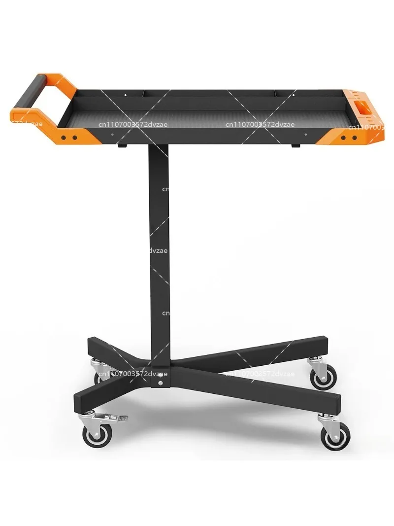 Height Adjustable Mobile Workbench | Rolling Tool Cart for Auto Repair | Garage Workshop Table with  Wheels
