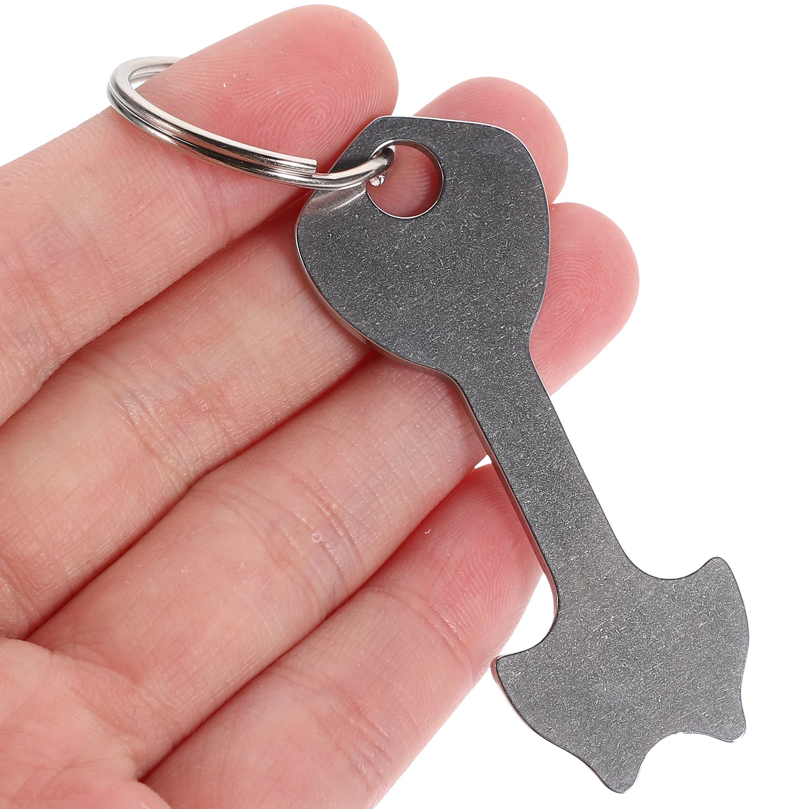 6 Pcs Zinc Alloy Trolley Token Key Ring Portable Metal Shopping Cart Coin Remover Pendant Keychains Trolley Opener Rings