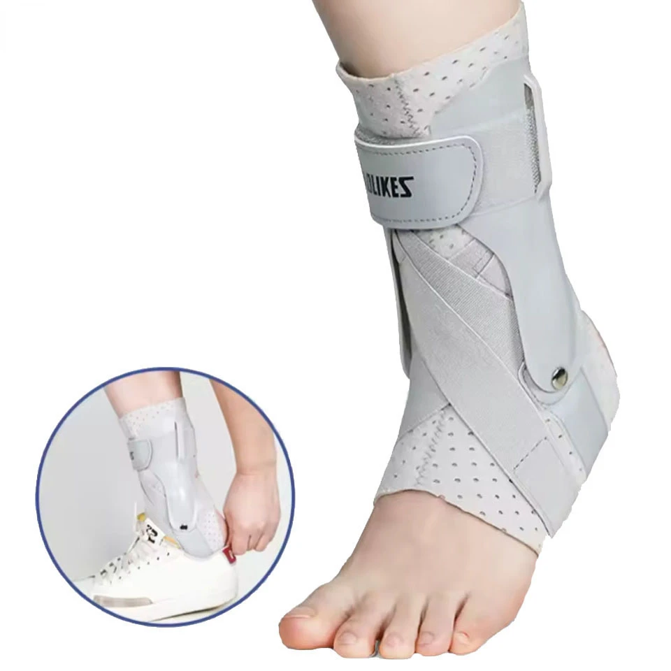 1PCS Ankle Brace for Sprained Ankle, Ankle Support Brace with Side Stabilizers for Men & Women, Ankle Splint Stabilizer