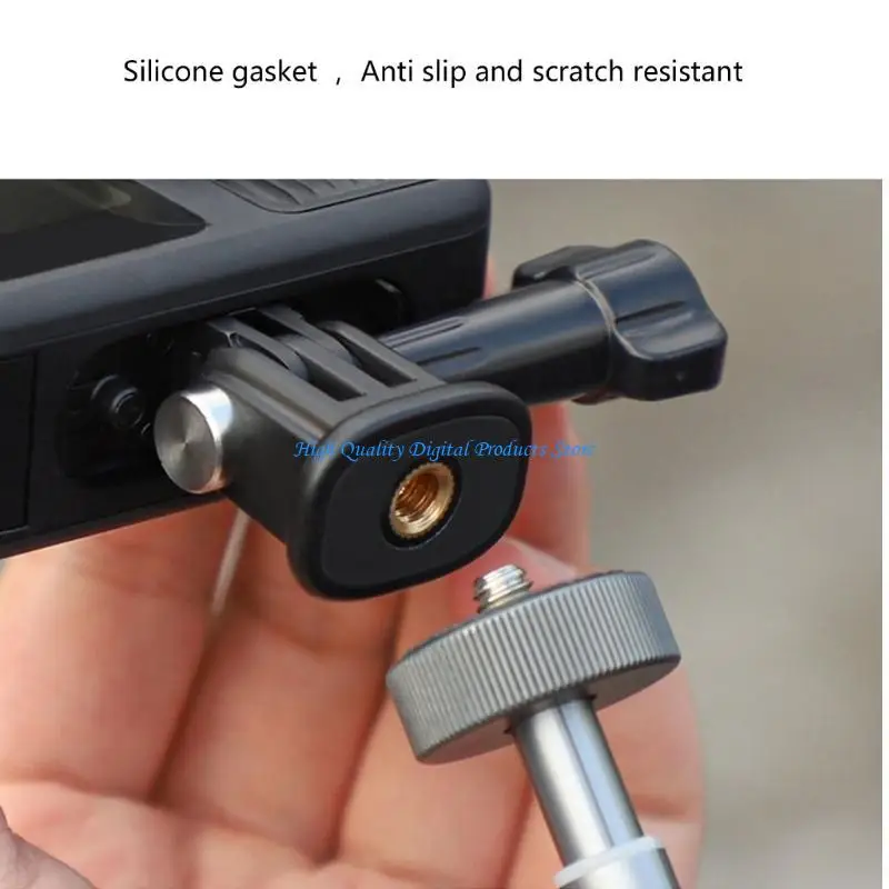 

U2JE Adapter Mount for Action 5/4/3 Pocket 3 1/4inch Screw Adapter Tripod Mount Action Camera Tripod Adapter Accessories