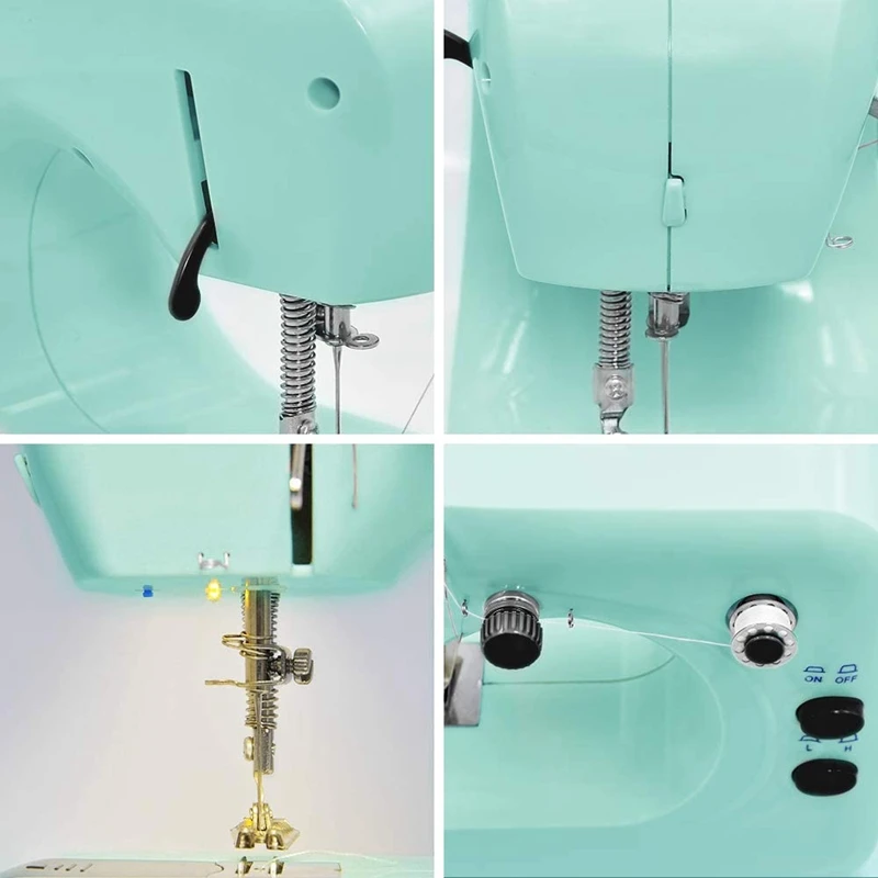 Mini Sewing Machine Portable Electric Sewing Machine For Beginners Lightweight Repairing Tailor Machine US Plug