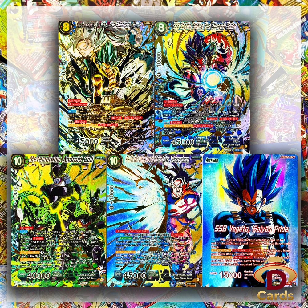 

Коллекционная карта Dragon Ball Super: DBR Ultimate Advent God Secret Special Rare Game - высококачественная реплика аниме-карты с фольгированной текстурой