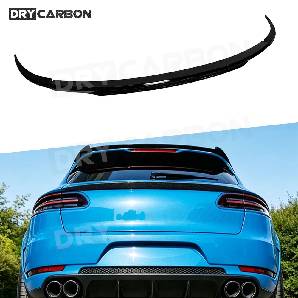 

Carbon Fiber Rear Boot Spoiler Trunk Wing For Porsche Macan 2018-2024 Rear Trunk Spoiler Car Accessories ABS