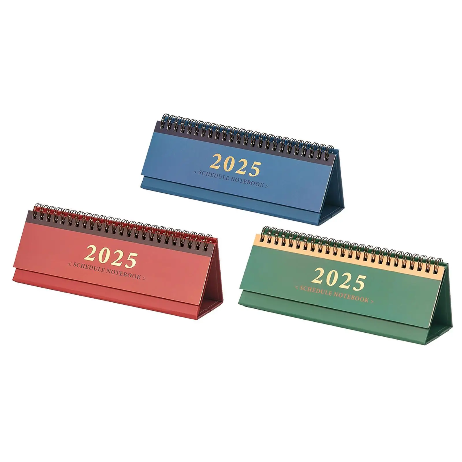 Desk Calendar 2025 - Runs from January 2025 until December 2025 - Small 2025 Flip Desktop Calendar