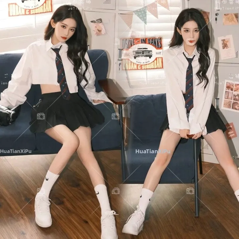 

Новый модный сценический костюм в американском студенческом стиле 2026 года для выпускного сезона, тематическая одежда для девушек, художественный наряд