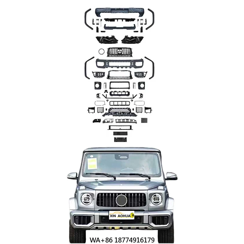 

The factory's latest bumper is suitable for G-class W464(19-24 models) upgraded W465 upgraded body kit