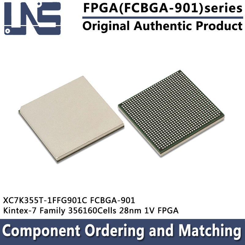 1pcs XC7K355T-1FFG901C FCBGA-901 31x31 Kintex-7 Family 356160Cells 28nm 1V FPGA