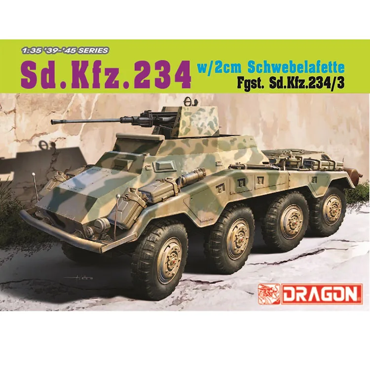 

Dragon 6969 масштаб 1/35 немецкая Sd.Kfz времен Второй мировой войны. Набор пластиковых моделей 234/3 Вт/2 см