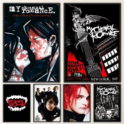 My Chemical Romance Rock Band Poster Prints Poster Wall Painting Bedroom Living Room Wall Bar Restaurant Sticker Small
