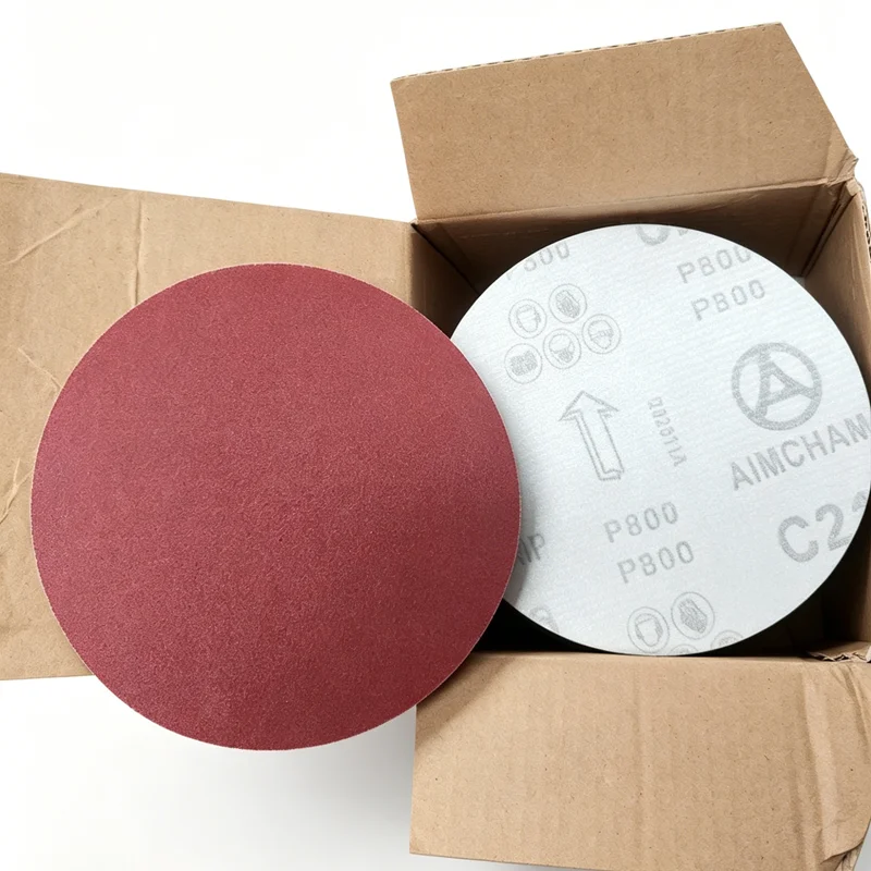 

2-30pcs 60-2000 Grit 5 Inch 125mm Self Adhesive Sanding Discs Red Aluminum Oxide Sandpaper Glue-lined Round Backing Pads