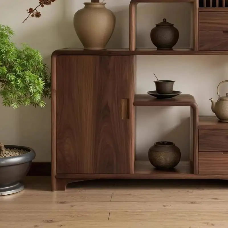 الديكور الكلاسيكي خزائن غرفة المعيشة مريحة رقيقة خشبية ضيقة خزائن غرفة المعيشة الزاوية خمر أثاث صالون Mueble المنزل