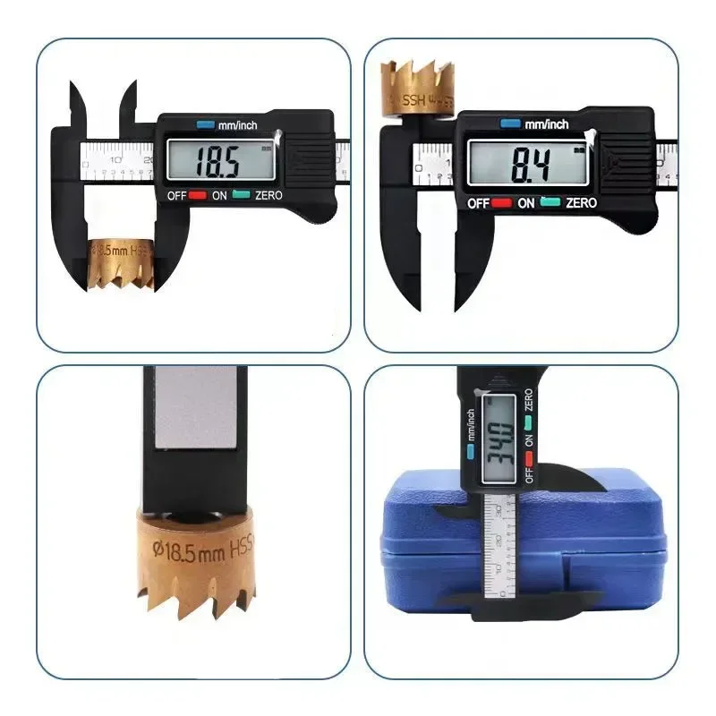 0-150mm Measuring Tools Plastic Electronic Digital Display Caliper Caliper Student Vernier Ruler Gauging Measurement Analysis