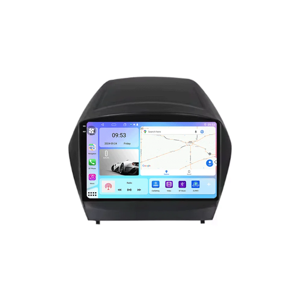Voor HYUNDAI TUCSON IX35 2012 2013 2014 2015 8-core 4G WIFI Android 16 Auto Multimedia Stereo Auto DVD Speler Navigatie GPS Radio - afbeelding 2
