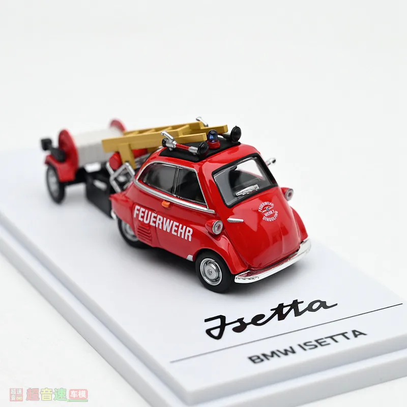 AR BOX ZHEN MODEL 1:64 BMW Isetta - Коллекционная миниатюрная модель автомобиля для детей, декоративный предмет для взрослых, подарок для мужчин.