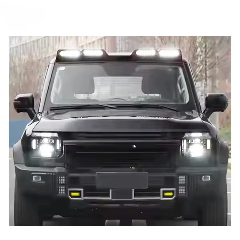 Newest Offroad Parts Black Roof Light Replacement Spotlight ABS Front Roof LED Kit for Traveller T2 2023
