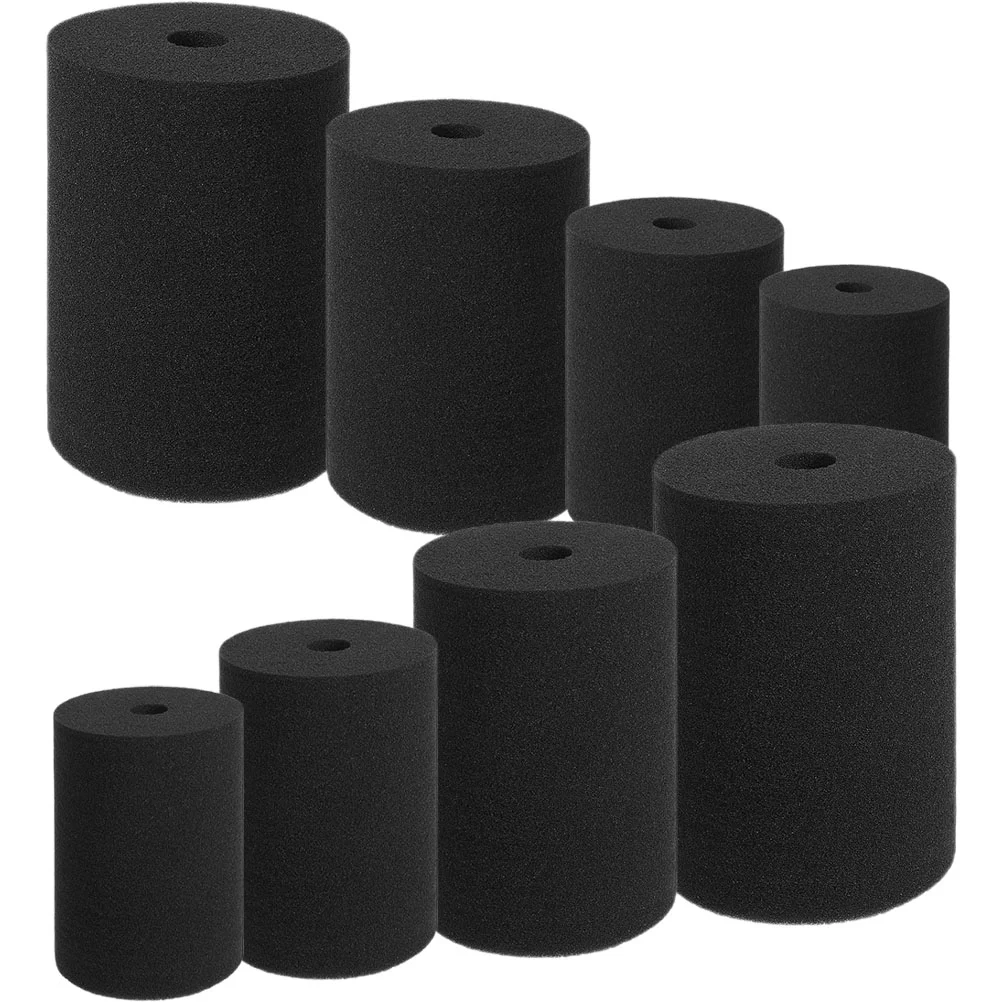 8 Pcs Tumblers Cylindrical Sponge Rotating Cylinder Insert Cup Turner Inserts Supplies Sponges for Black Travel