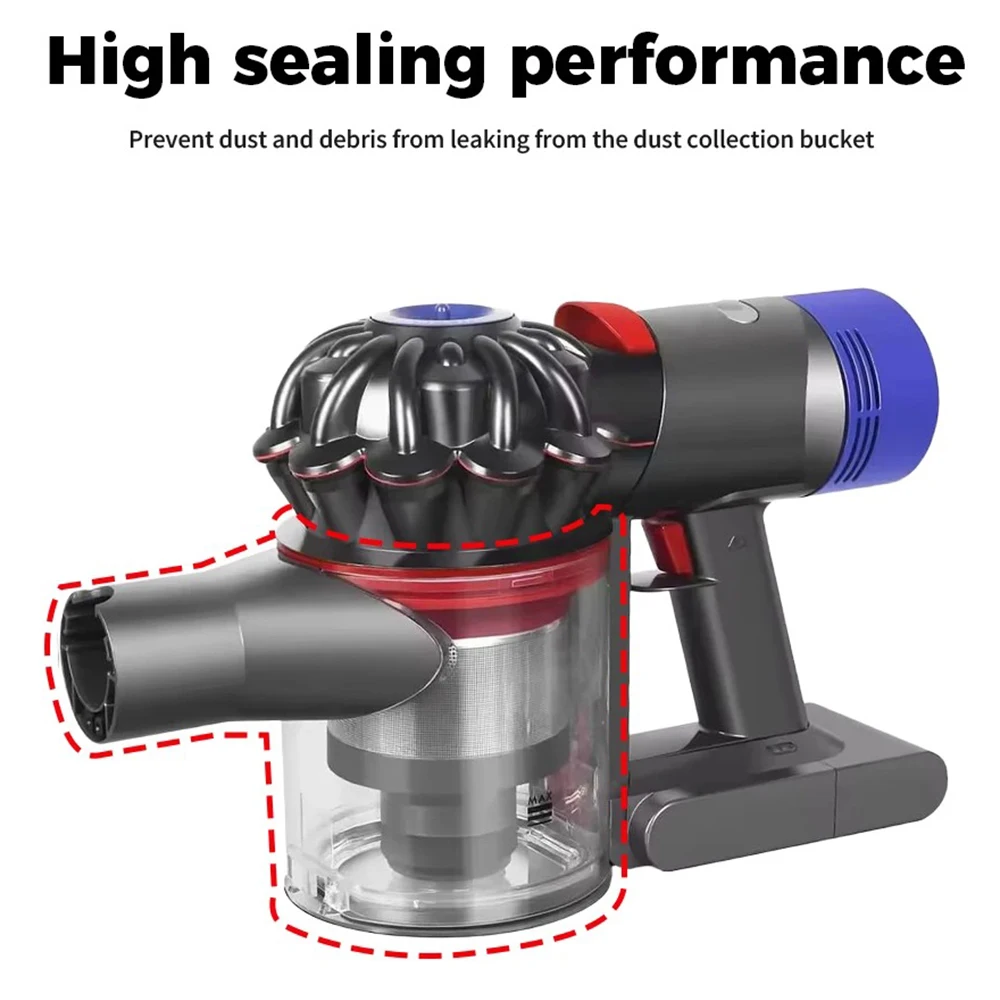 Für Dyson V6 DC V7 V8 V10 V11 V12 V15 Digital Slim Staubsauger: Ersatzteile für Staubbehälter und Deckel, Dichtungsring für den Basisdeckel. – Detail 6