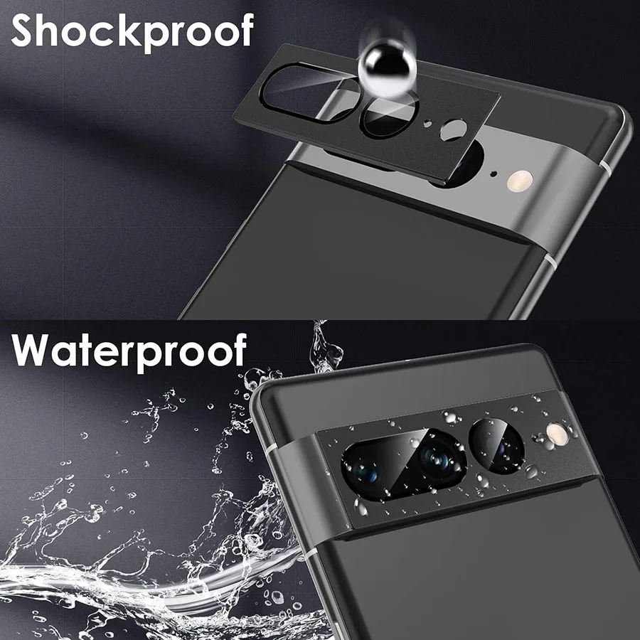 Protector de lente de cámara 9H para Google Pixel 8 9 Pro 7 Pro, funda de lente de cámara amigable, vidrio templado, Google Pixel 6 7 Pro 2022