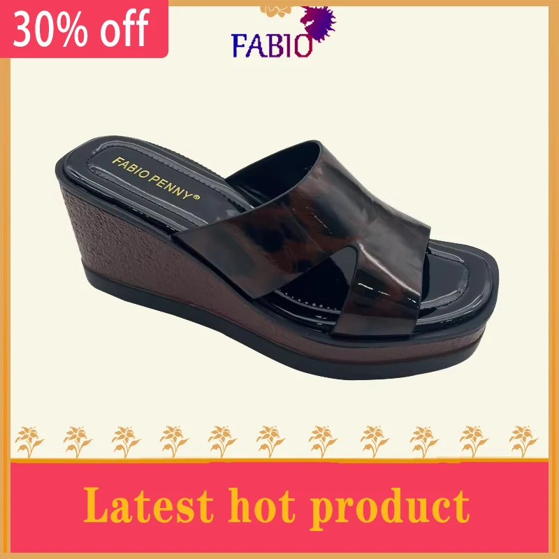 New African Mom non-slip, comfortable, platform design sandals outdoor luxury party elegant lady slippers