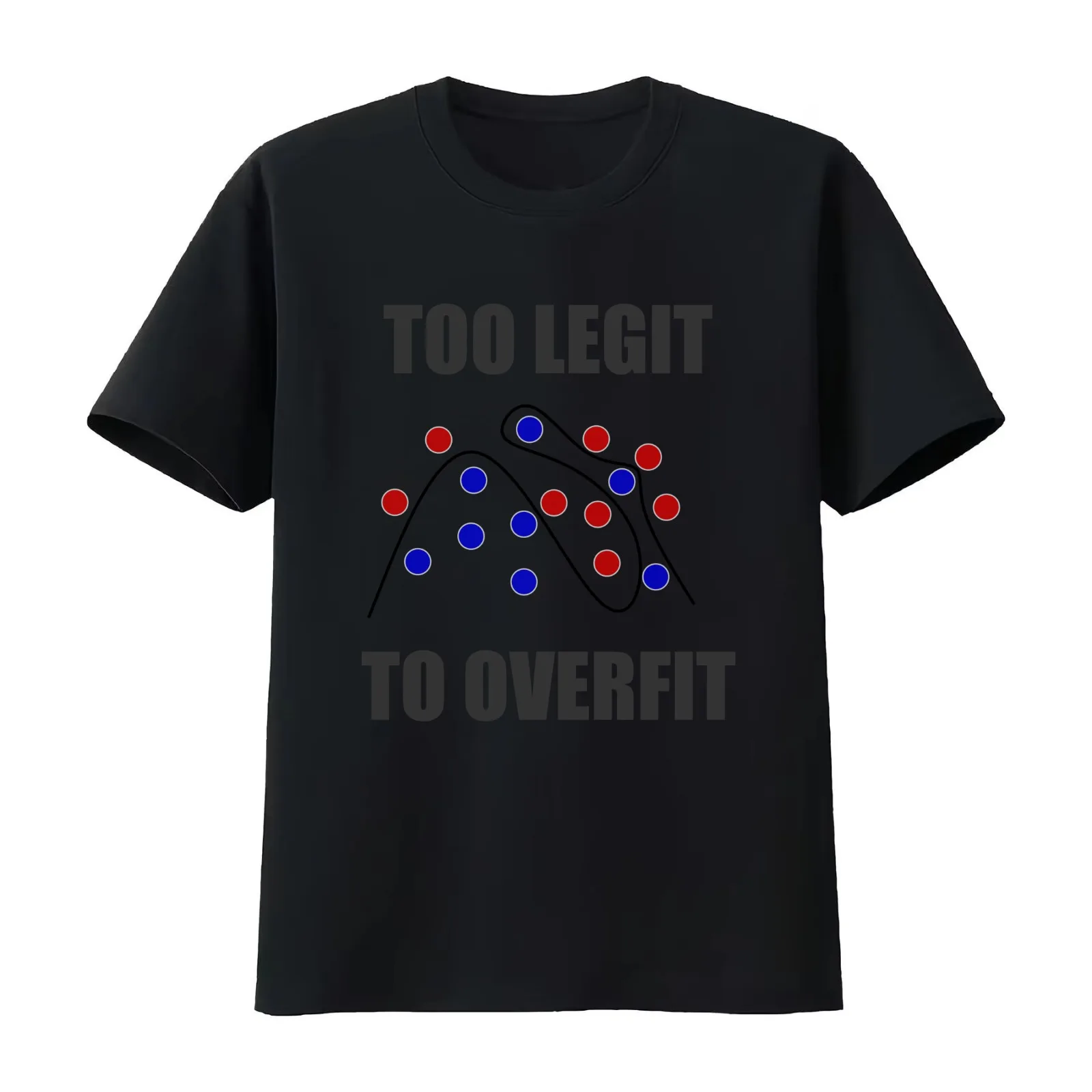 Too Legit to Overfit T-Shirt Summer Casual Cotton Tee Oversized Streetwear Tops Vintage Graphic Print Loose Fit Short Sleeve